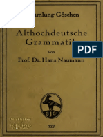Althochdeutsche Grammatik (Hans Naumann)