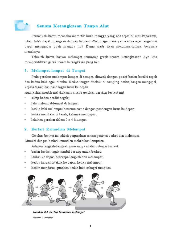 Senam Ketangkasan Tanpa Alat Bab 8 | PDF