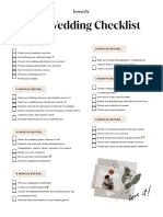 Loverly Free Wedding Planning Checklist - Fillable