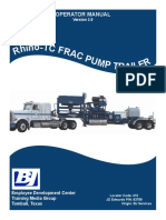 Frac Rhino-TC Pumping Trailer OP Manual