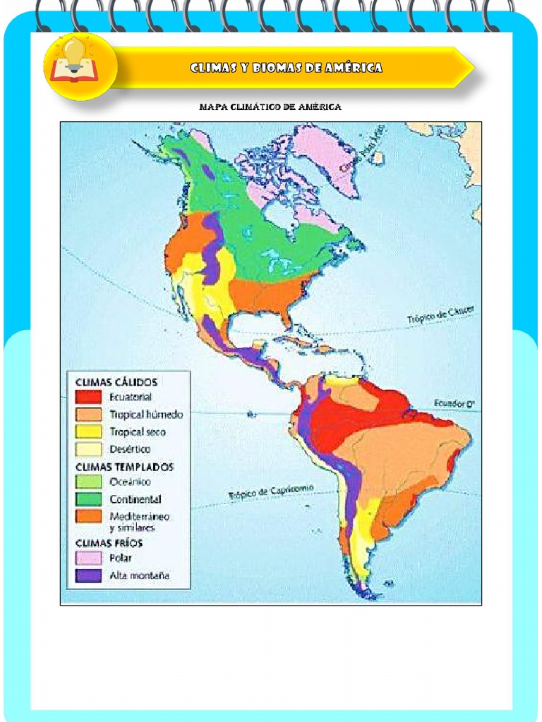 Climas y Biomas de América | PDF
