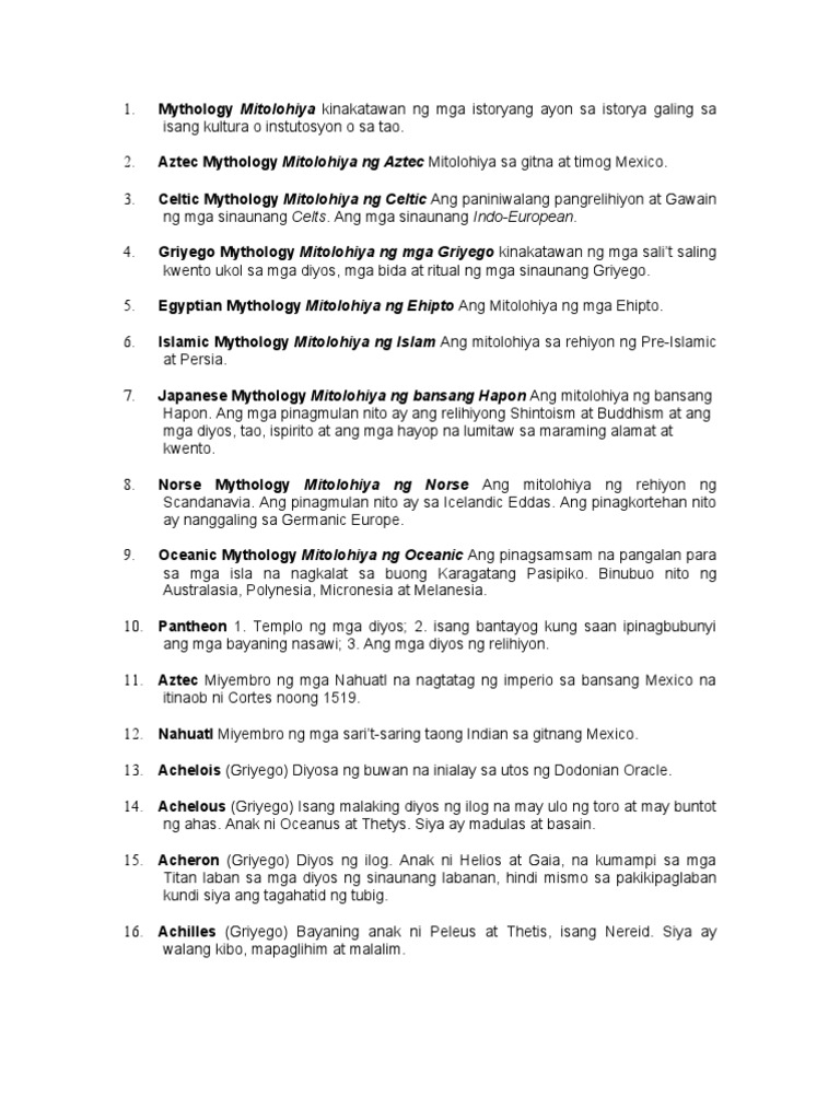 FO230 - Chapter I (Tagalog | PDF