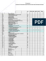 Partidas para Metrado