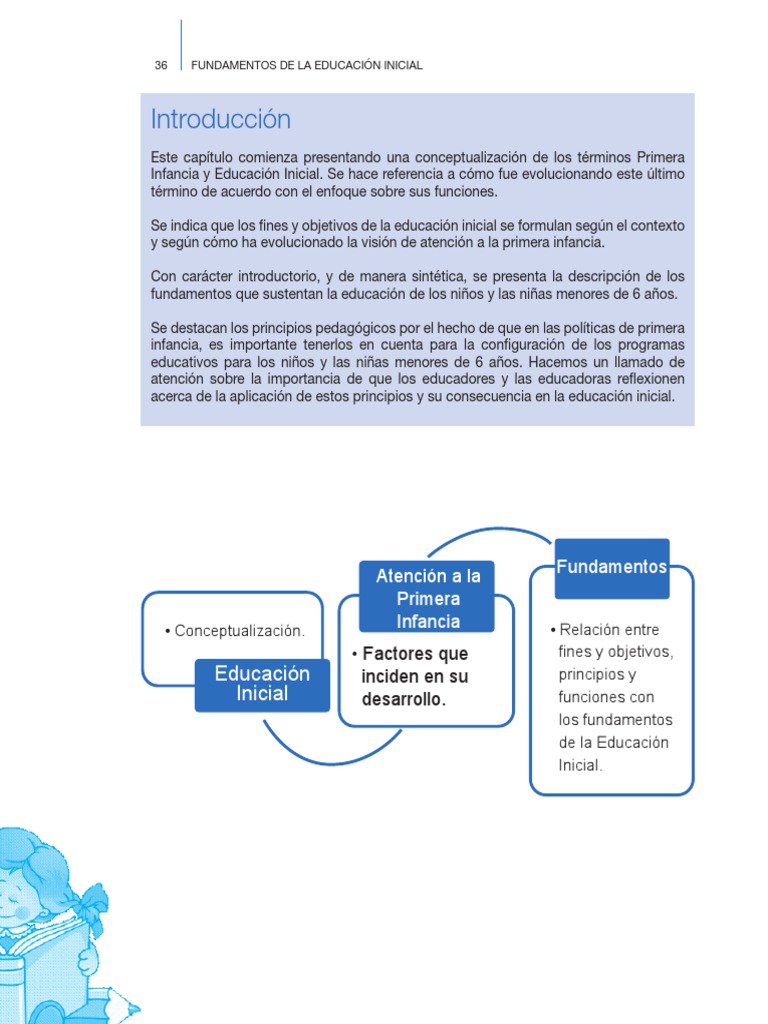 Fundamentos de la Educación Inicial | PDF | Educación de la primera ...