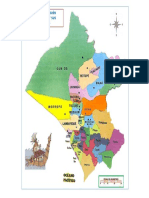 Mapa Lambayeque - Distritos