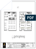 Floor Plan & Lighting Layout: Emloyees Toilet Office Prep PB