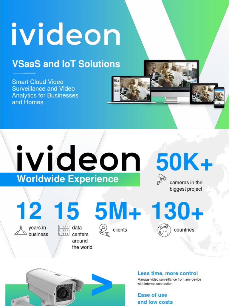 General Presentation Ivideon | PDF | Cloud Computing | Closed Circuit ...
