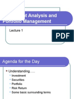 Investment Analysis and Portfolio Management