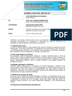 Informe - N 0xxx Informe de Peligro Inminente Por Inundacion y Desborde de Canal