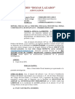 Ampliación de Denuncia Penal Por Acoso - Yessica Quilca Laurente