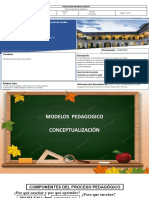 Conceptualización de Modelo Pedagogico