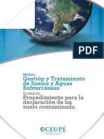 A2 - Mod5 - Unid3 - Procedimiento para La Declaración de Un Suelo Contaminado