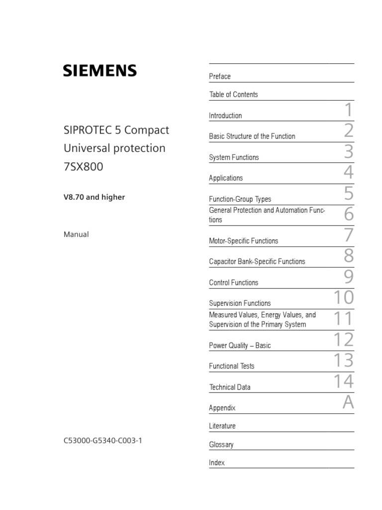 SIP5CC 7SX800 V08.70 Manual C003-1 en | PDF | Computer Security | Security