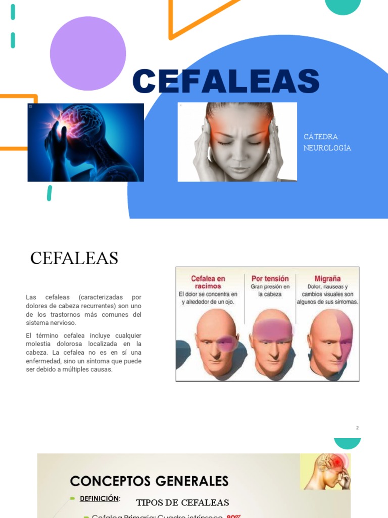 CEFALEAS | PDF | Dolor de cabeza | Migraña