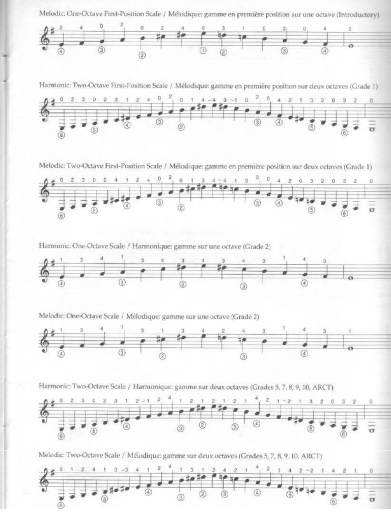 RCM Scales Em, GM PDF