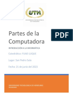 Informe Partes de La Computadora