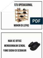 Letakan Sepatumu Di Rak