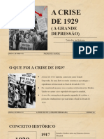 A Crise de 1929