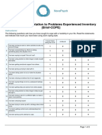 Brief Cope - PDF Assessment Scoring