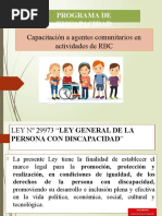 Agente Comunitario - Discapacidad