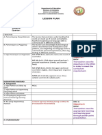 Cot Lesson Plan Sample 22 23