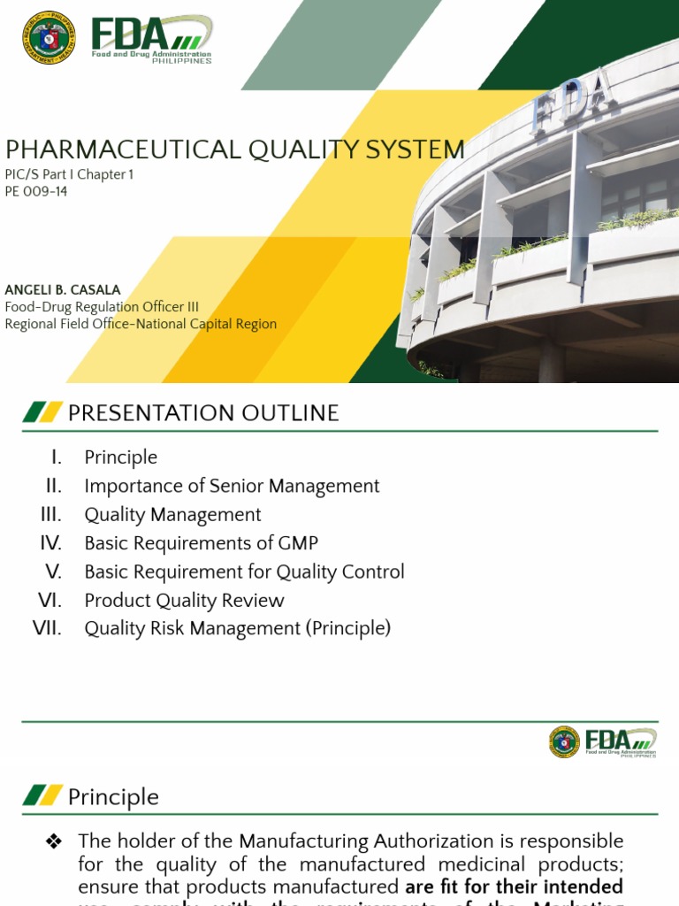 Pharmaceutical Quality System Overview | PDF | Risk | Risk Management