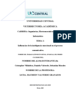 Influencias de La Inteligencia Emocional en El Proceso Comunicativo