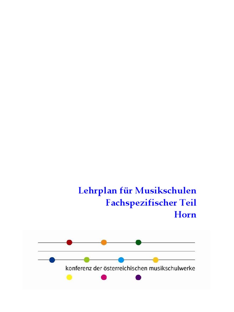 26 Komu Lehrplan Horn PDF