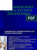 Generalidades de Los Estados Financieros PDF