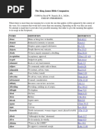 The King James Bible Companion