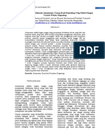 Jurnal Karakteristik Sifat Mekanik Aluminium Tuang Hasil Remelting Velg Mobil Dengan Variasi Waktu Degassing