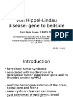 Von Hippel-Lindau Disease