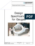 54 Design Specification For Gauges English