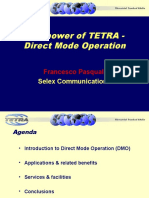 The Power of TETRA-Direct Mode Operation-Selex Communications Francesco Pasquali