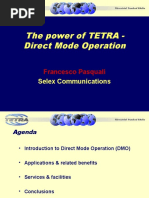 The Power of TETRA-Direct Mode Operation-Selex Communications Francesco Pasquali