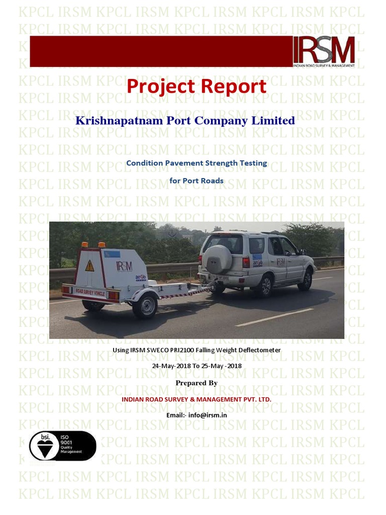 KPCL Iit FWD Report | PDF | Physical Sciences
