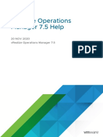 Vrealize Operations Manager 75 Help