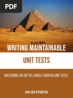 Writing Maintainable Unit Tests (Jan Van Ryswyck)