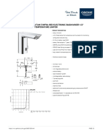 GROHE Specification Sheet 36451000