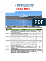 Kailash Overland Tour-2023