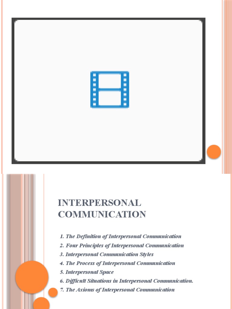Understanding Interpersonal Communication | PDF | Communication ...