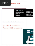 300+ TOP Code of Criminal Procedure MCQs and Answers 2023