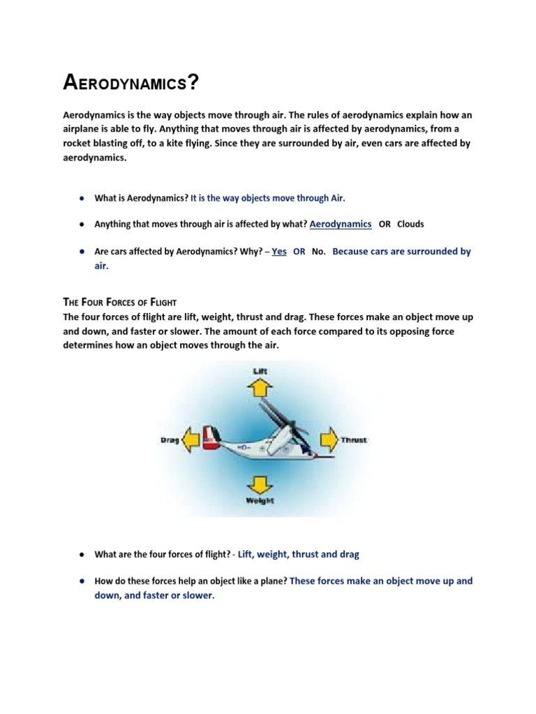 Aerodynamics | PDF
