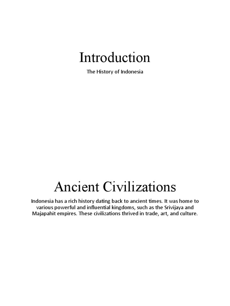 Overview of Indonesian History | PDF | Religion & Spirituality