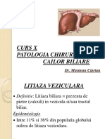 Curs X - Patologia Cailor Biliare