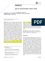 A Review of Technologies For Characterization of Heavy Metal Contaminants