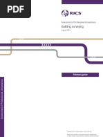 RICS Building Surveying Pathway Guide | PDF | Specification (Technical ...