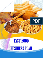 Sample Business Plan - Fast Food
