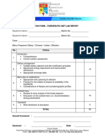 Evaluation Form - Lab Report - 2020