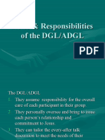 Roles & Responsibilities of The DGL